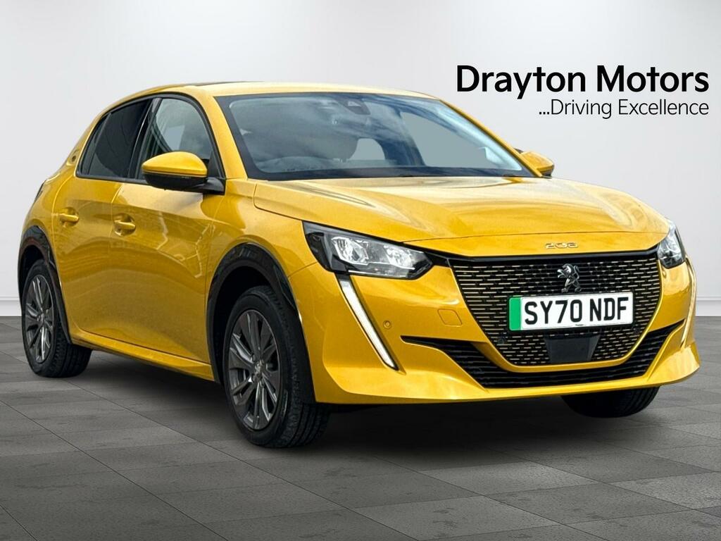 Peugeot e-208 50Kwh Allure Hatchback 136 Ps Yellow