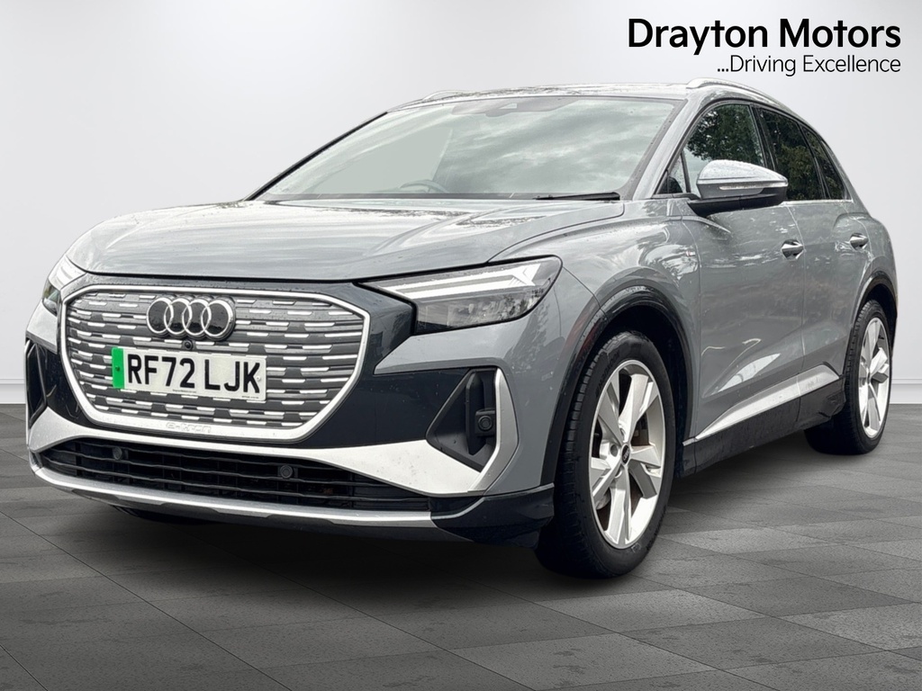 Audi Q4 E Tron 35 S Line Suv 55Kwh 170 Ps RF72LJK Grey #4