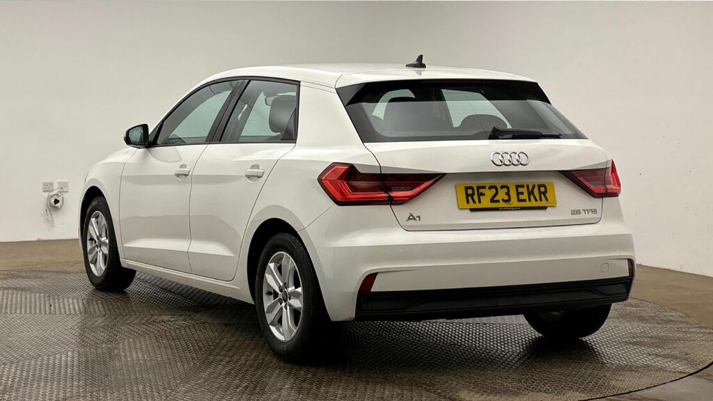 Audi A1 Hatchback RF23EKR White #3
