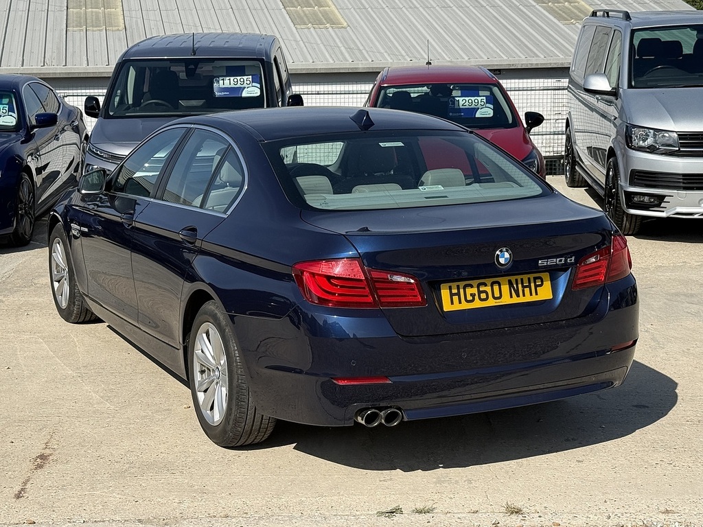 BMW 5 Series 520D Se HG60NHP Blue #2