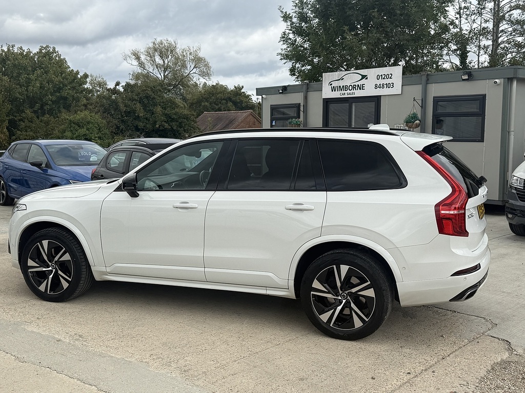 Volvo XC90 B5 Mhev R-design White #3