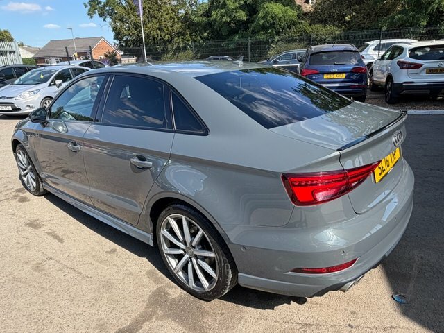 Audi A3 Tdi Black Edition Saloon SL18VNP Grey #3