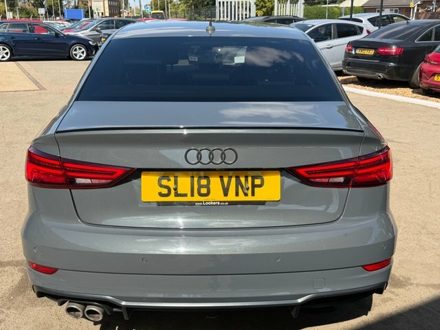 Audi A3 Tdi Black Edition Saloon SL18VNP Grey #6