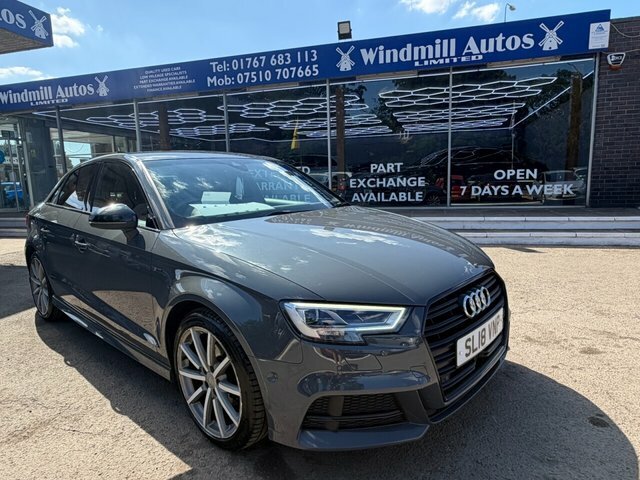 Audi A3 Tdi Black Edition Saloon SL18VNP Grey