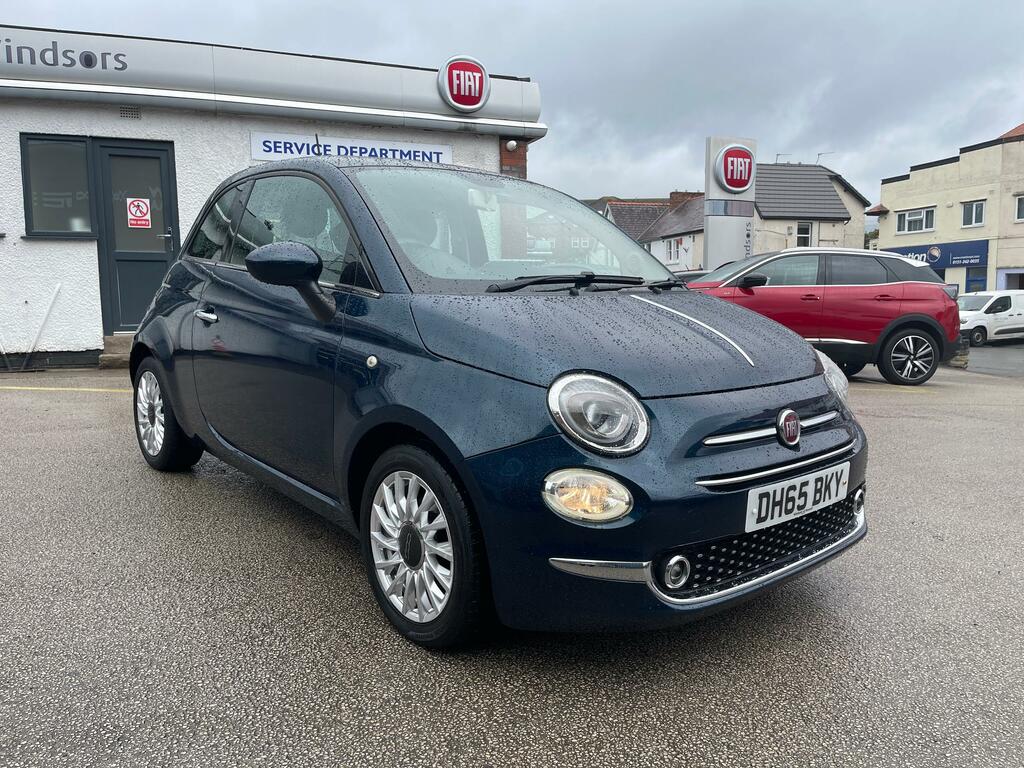 Fiat 500 1.2 Lounge Hatchback Euro 6 Ss Blue