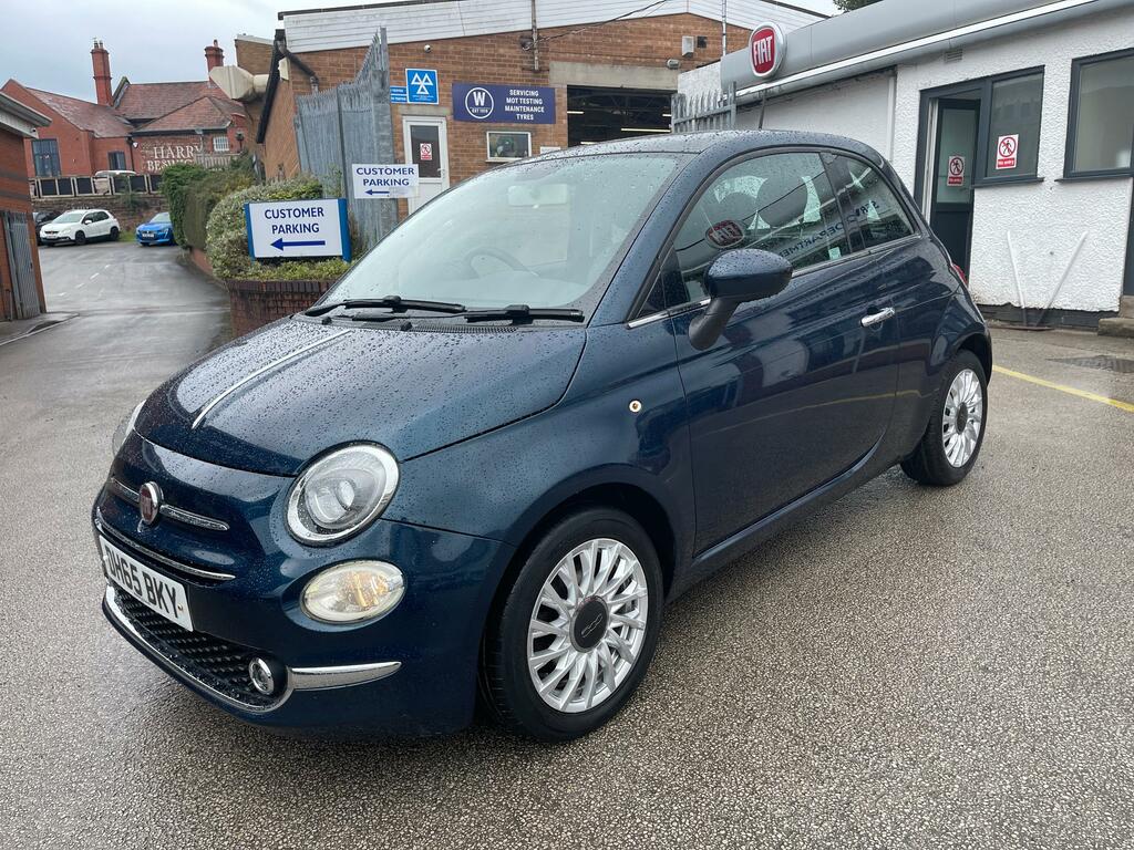 Fiat 500 1.2 Lounge Hatchback Euro 6 Ss Blue #4