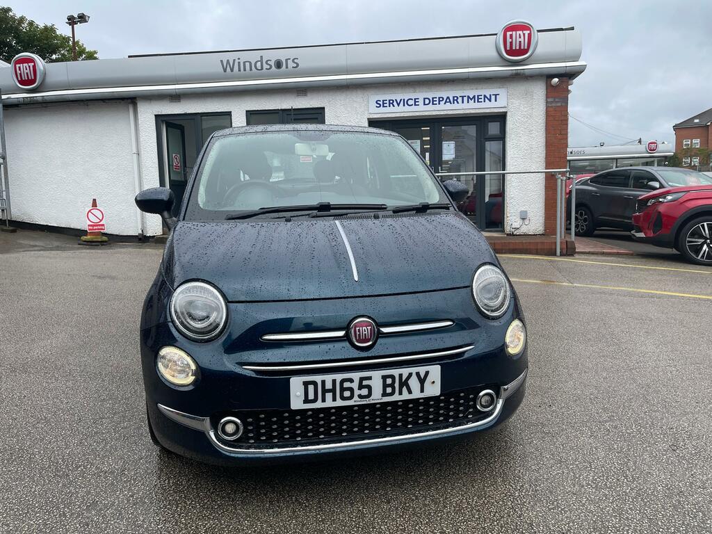 Fiat 500 1.2 Lounge Hatchback Euro 6 Ss Blue #3