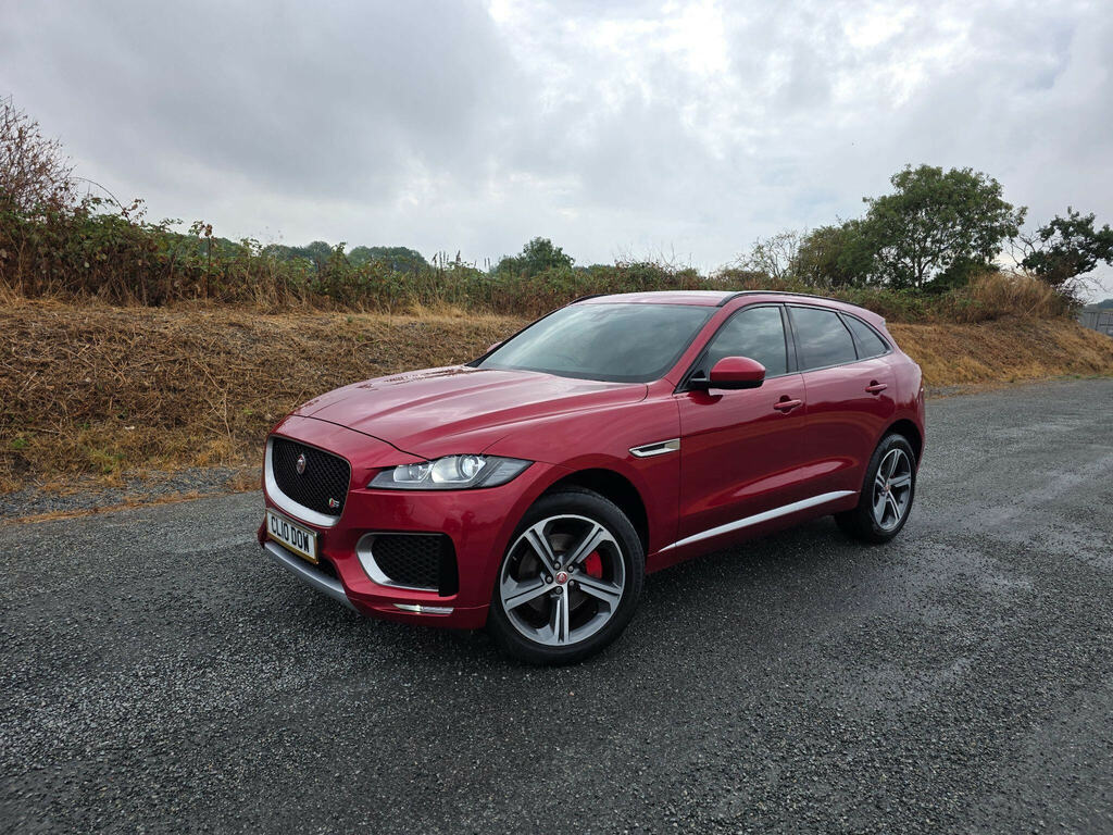 Jaguar F-Pace 3.0 D300 V6 S Awd Euro 6 Ss DU66UBX Red #3