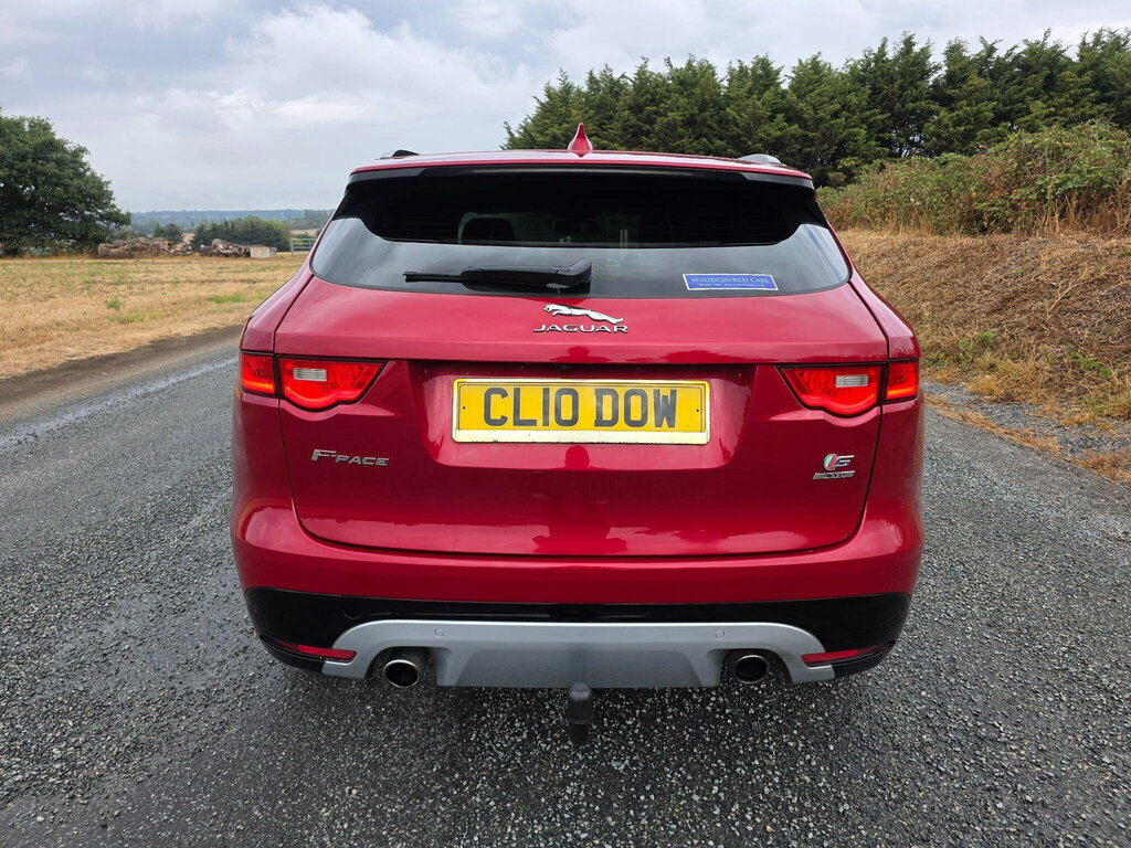 Jaguar F-Pace 3.0 D300 V6 S Awd Euro 6 Ss DU66UBX Red #6