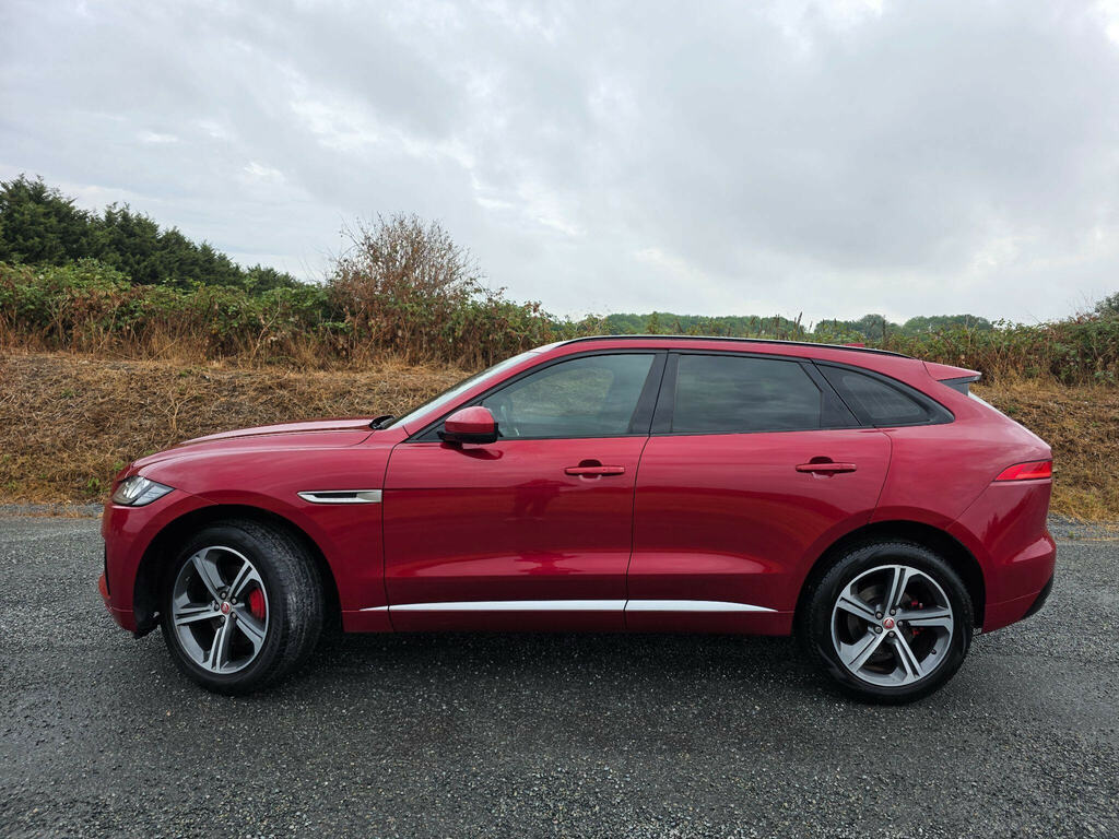 Jaguar F-Pace 3.0 D300 V6 S Awd Euro 6 Ss DU66UBX Red #4