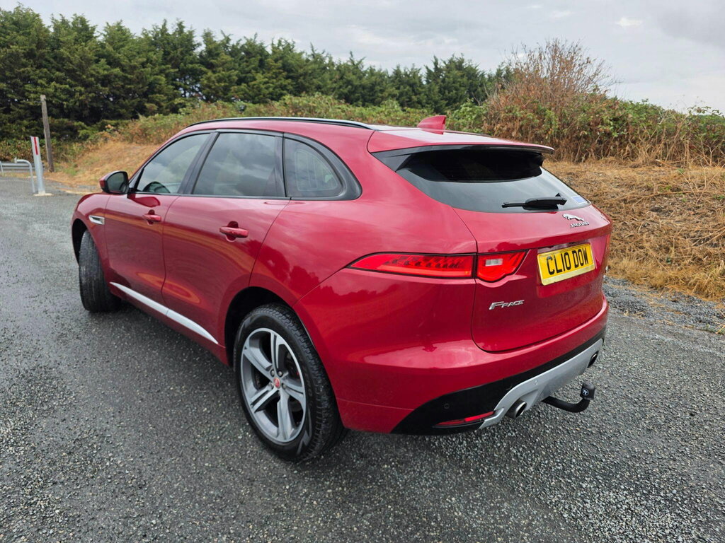 Jaguar F-Pace 3.0 D300 V6 S Awd Euro 6 Ss DU66UBX Red #5