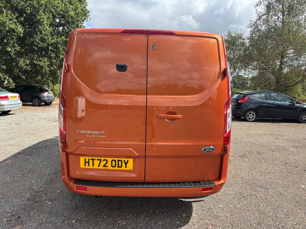 Ford Transit Custom 2.0 300 Ecoblue Limited Panel Van Manua HT72ODY Orange #4