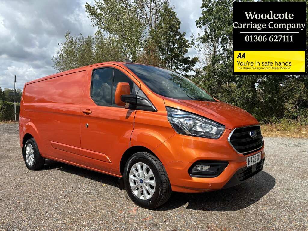 Ford Transit Custom 2.0 300 Ecoblue Limited Panel Van Manua HT72ODY Orange