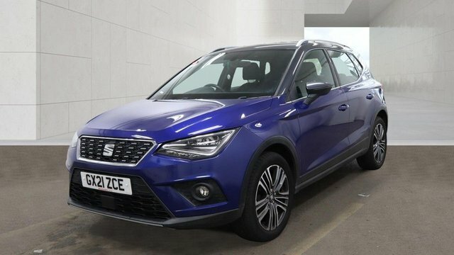 Seat Arona 2021 1.0 Tsi Xcellence Suv Dsg Euro 6 GX21ZCE Blue #2