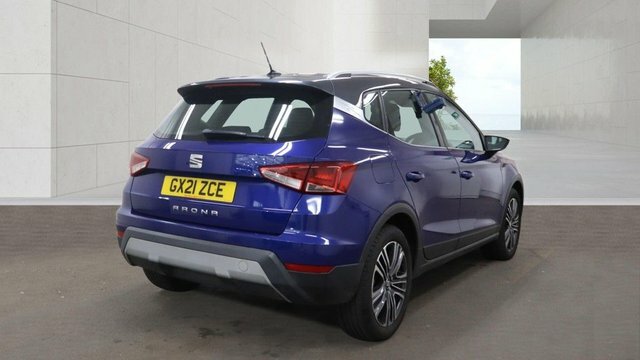 Seat Arona 2021 1.0 Tsi Xcellence Suv Dsg Euro 6 GX21ZCE Blue #3