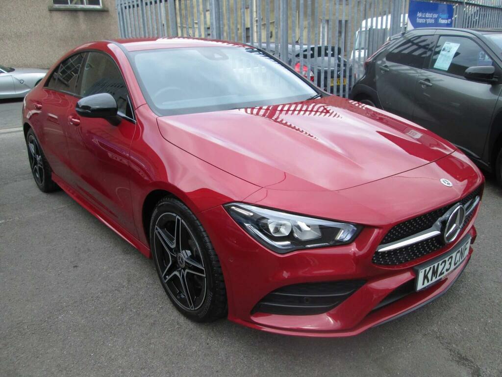 Mercedes-Benz CLA Class 1.3 Cla200 Amg Line Executive Coupe 7G-dct Euro KM23CNF Red #2