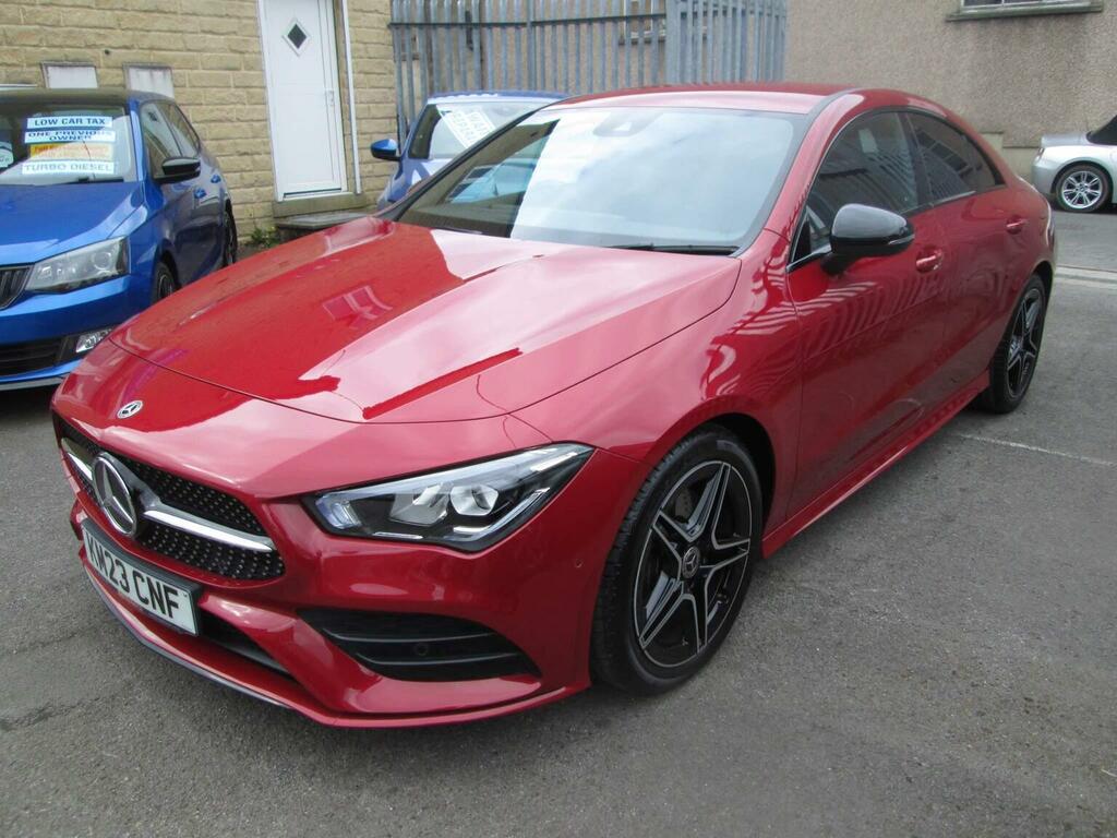 Mercedes-Benz CLA Class 1.3 Cla200 Amg Line Executive Coupe 7G-dct Euro KM23CNF Red #4