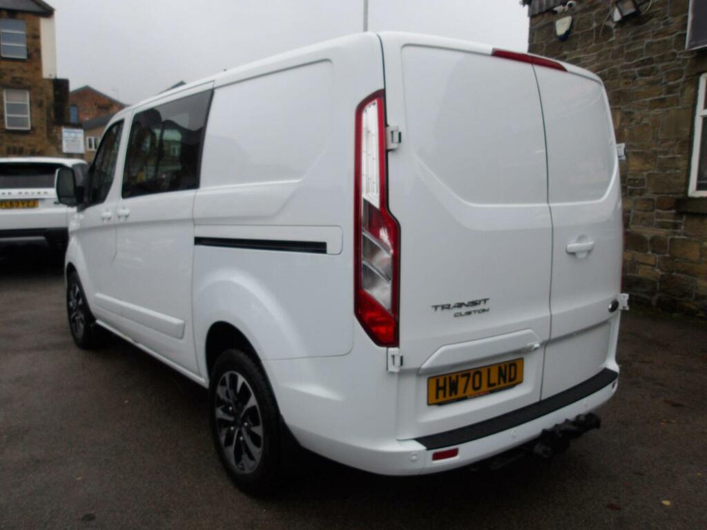 Ford Transit Custom 2.0 320 Ecoblue Limited Crew Van L1 H1 Euro 6 Ss HW70LND White #5