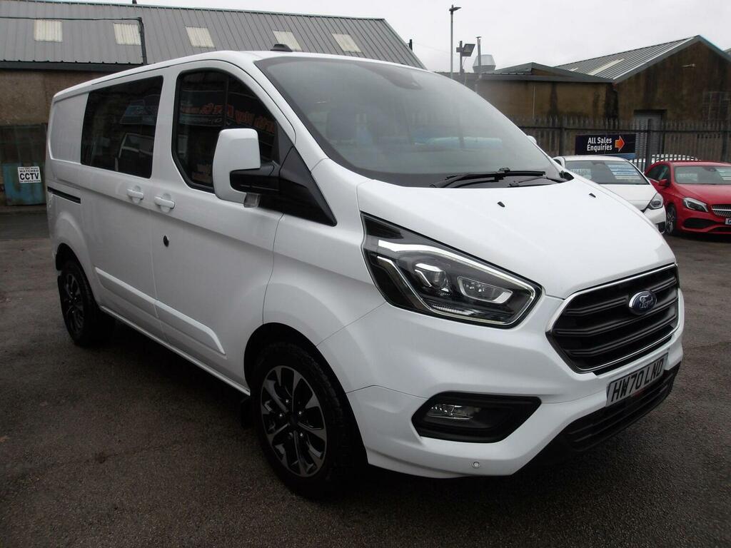 Ford Transit Custom 2.0 320 Ecoblue Limited Crew Van L1 H1 Euro 6 Ss HW70LND White #2