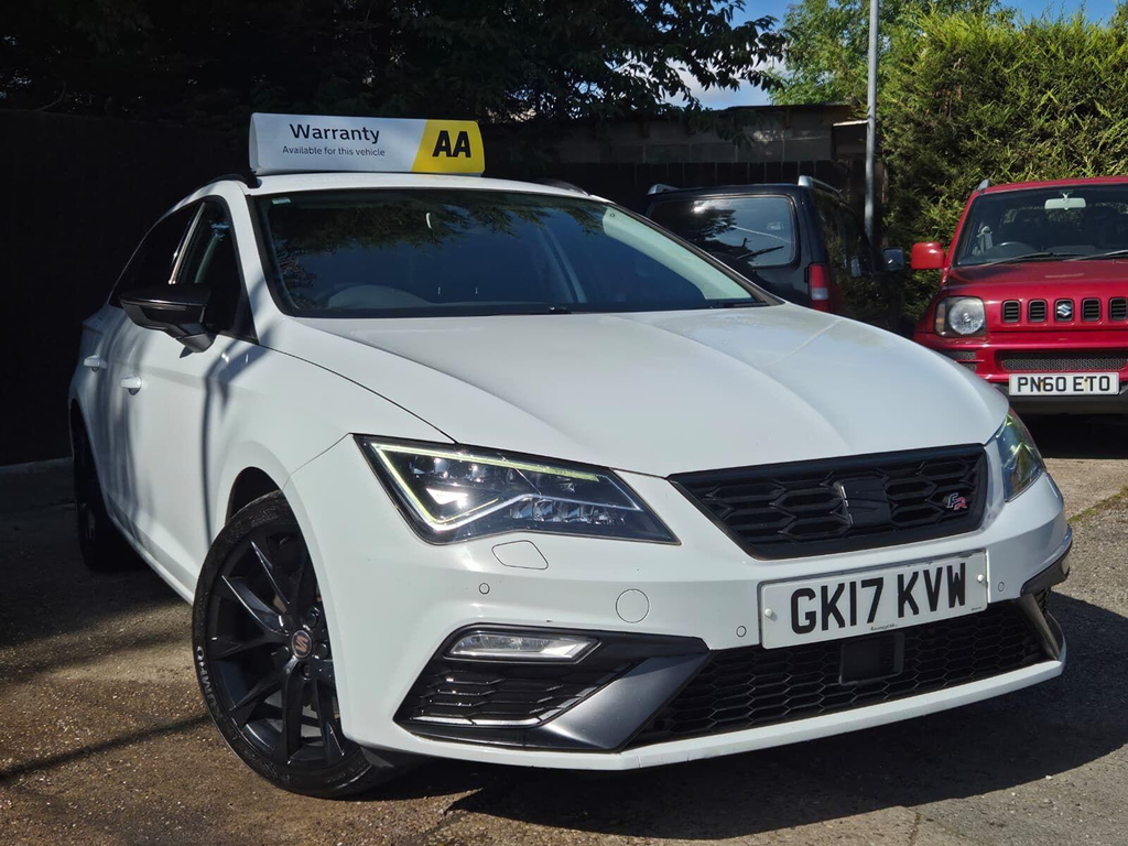 Seat Leon 2.0 Tdi Fr Technology St Dsg Euro 6 Ss White