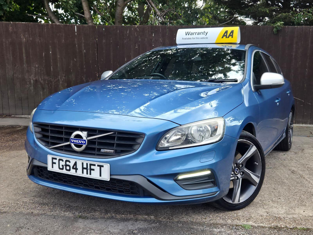 Volvo V60 Estate Blue #3