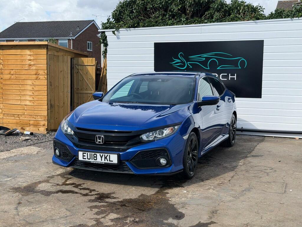 Honda Civic 1.0 Vtec Turbo Sr Euro 6 Ss Blue #3