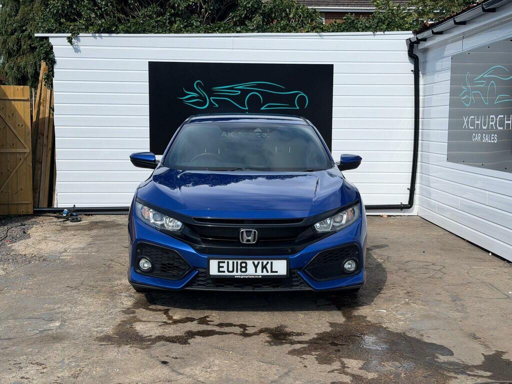 Honda Civic 1.0 Vtec Turbo Sr Euro 6 Ss Blue #6