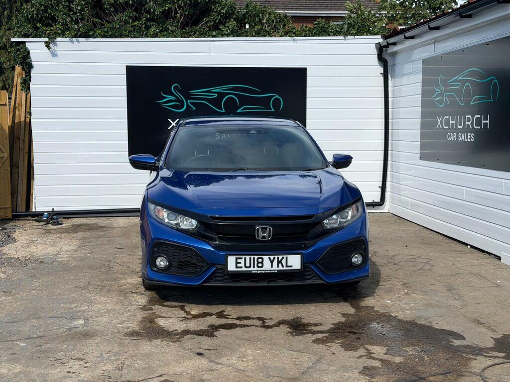 Honda Civic 1.0 Vtec Turbo Sr Euro 6 Ss Blue #2