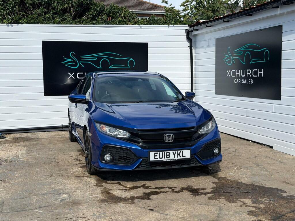 Honda Civic 1.0 Vtec Turbo Sr Euro 6 Ss Blue #5