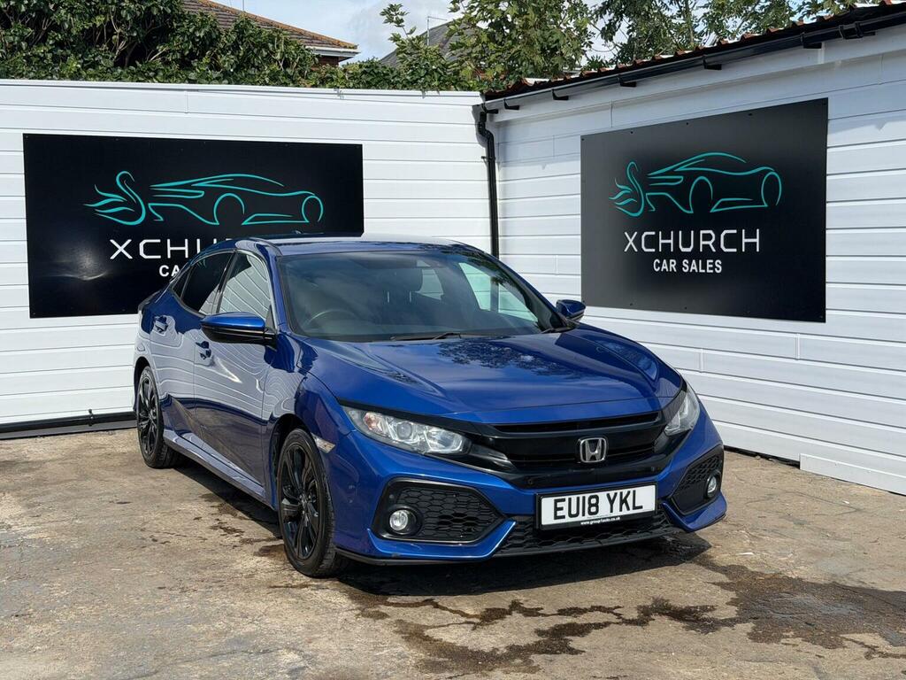 Honda Civic 1.0 Vtec Turbo Sr Euro 6 Ss Blue