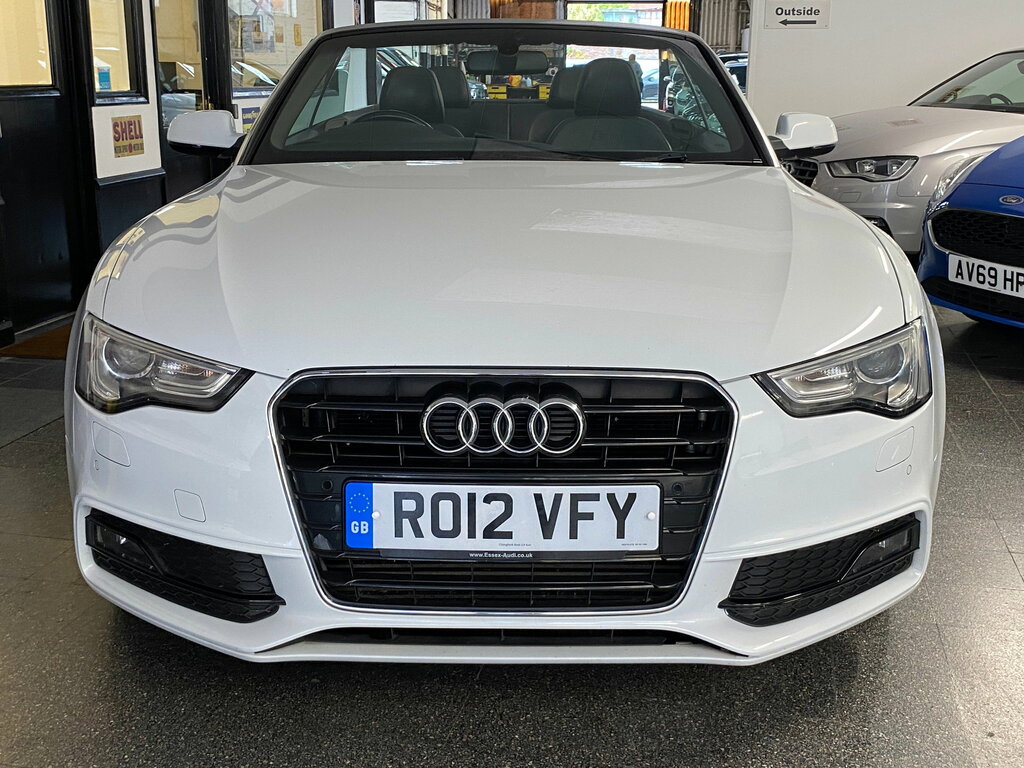 Audi A5 2.0 Tfsi S Line Convertible Multitronic RO12VFY White #6
