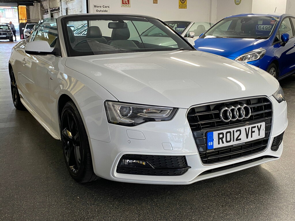 Audi A5 2.0 Tfsi S Line Convertible Multitronic RO12VFY White #5