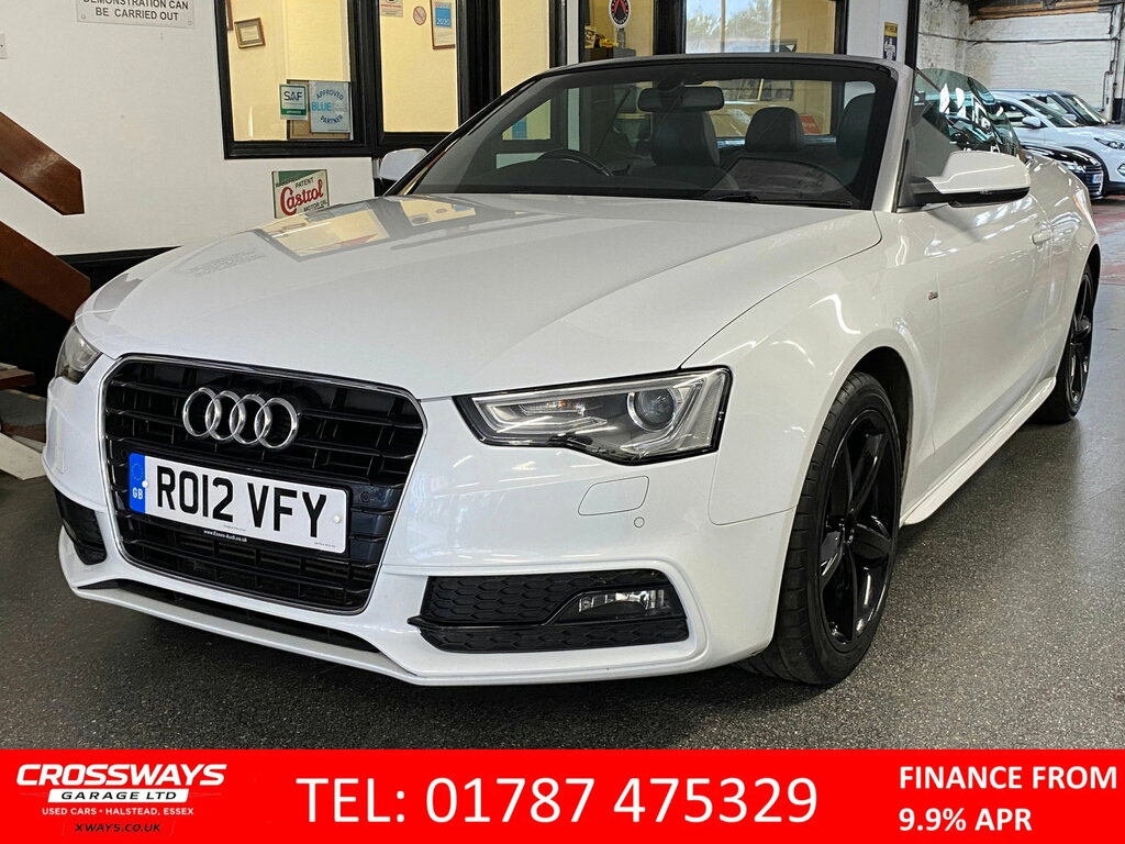 Audi A5 2.0 Tfsi S Line Convertible Multitronic White