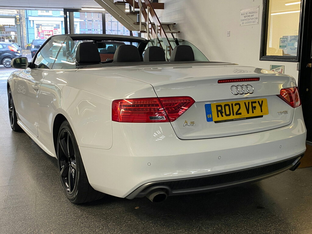Audi A5 2.0 Tfsi S Line Convertible Multitronic RO12VFY White #2