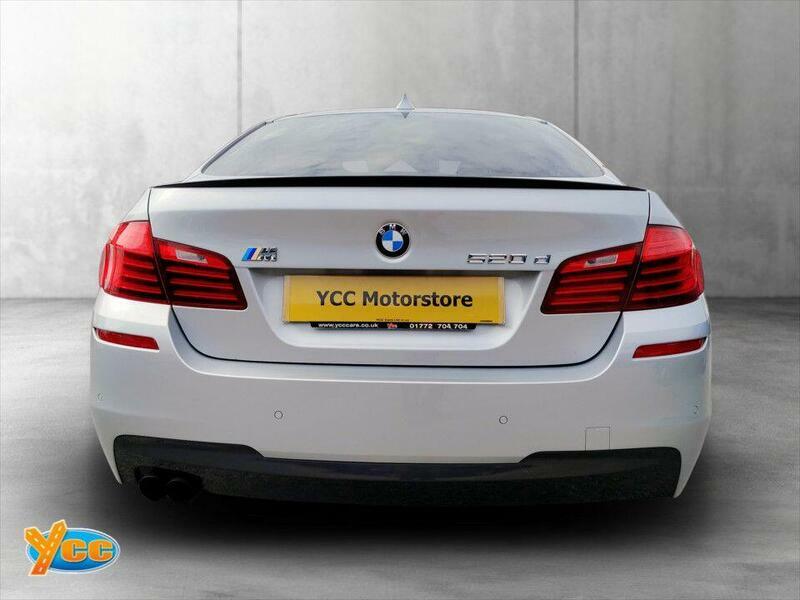 BMW 5 Series 2.0 520D M Sport Saloon Euro 6 S Silver #6