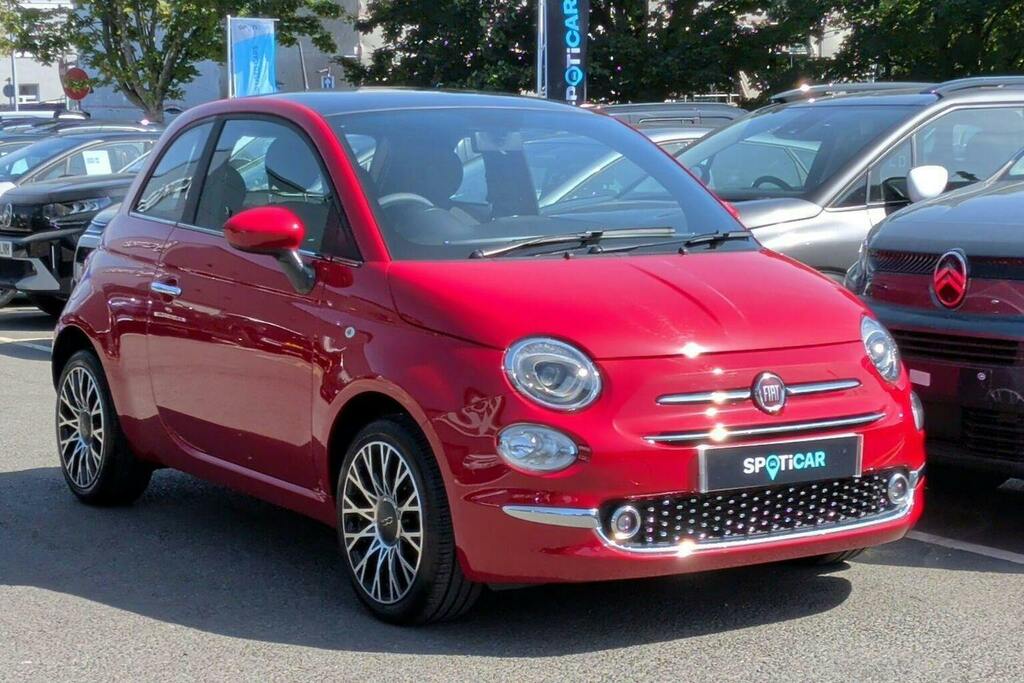Fiat 500 1.0 Mhev Top Hatchback Red