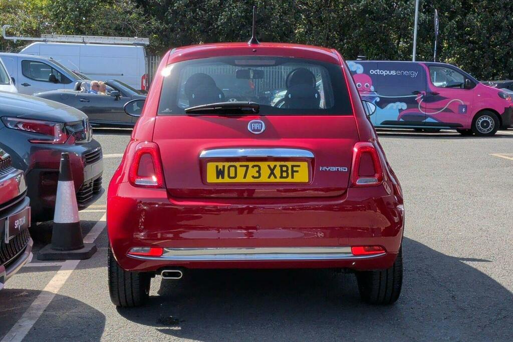 Fiat 500 1.0 Mhev Top Hatchback Red #4