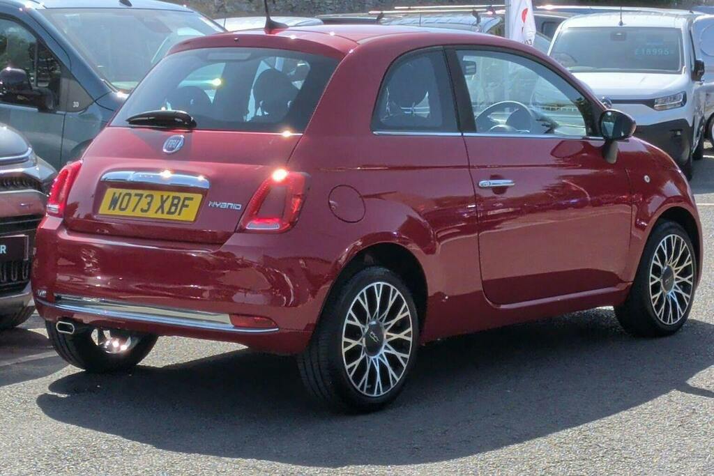 Fiat 500 1.0 Mhev Top Hatchback Red #3