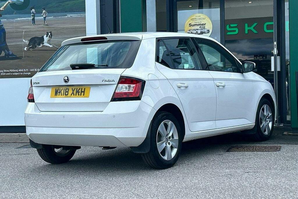 Skoda Fabia 1.0 S Plus Hatchback White #3