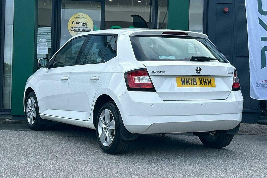 Skoda Fabia 1.0 S Plus Hatchback White #5
