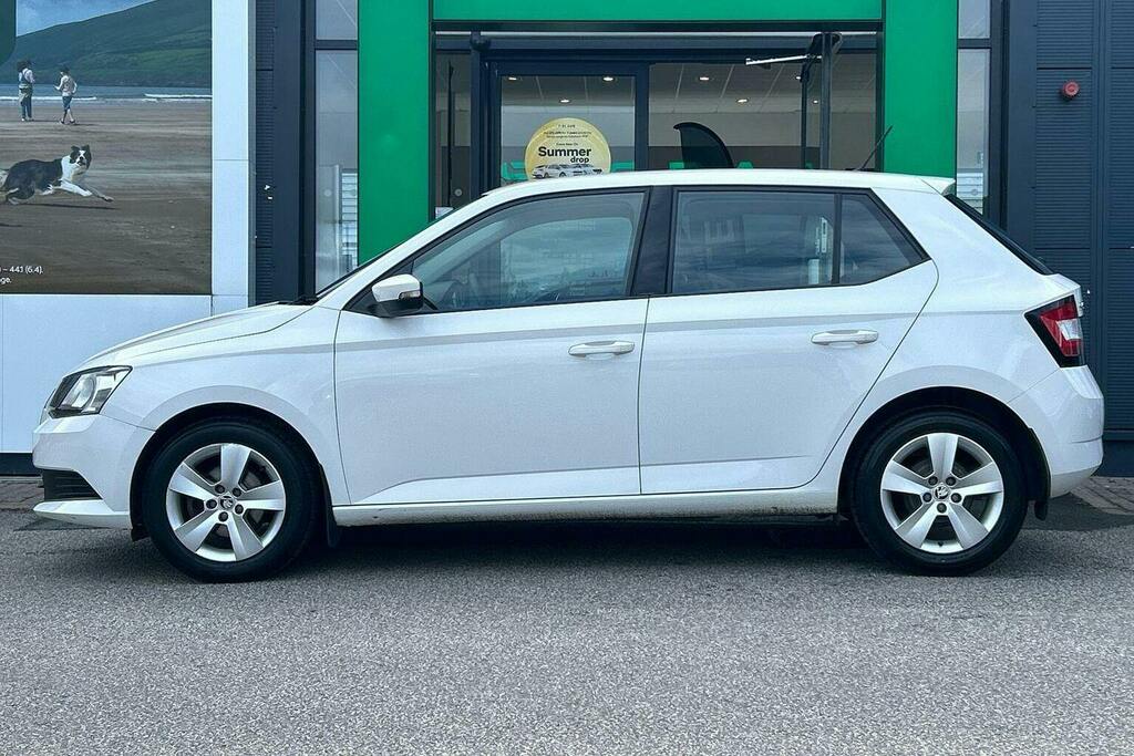 Skoda Fabia 1.0 S Plus Hatchback White #6