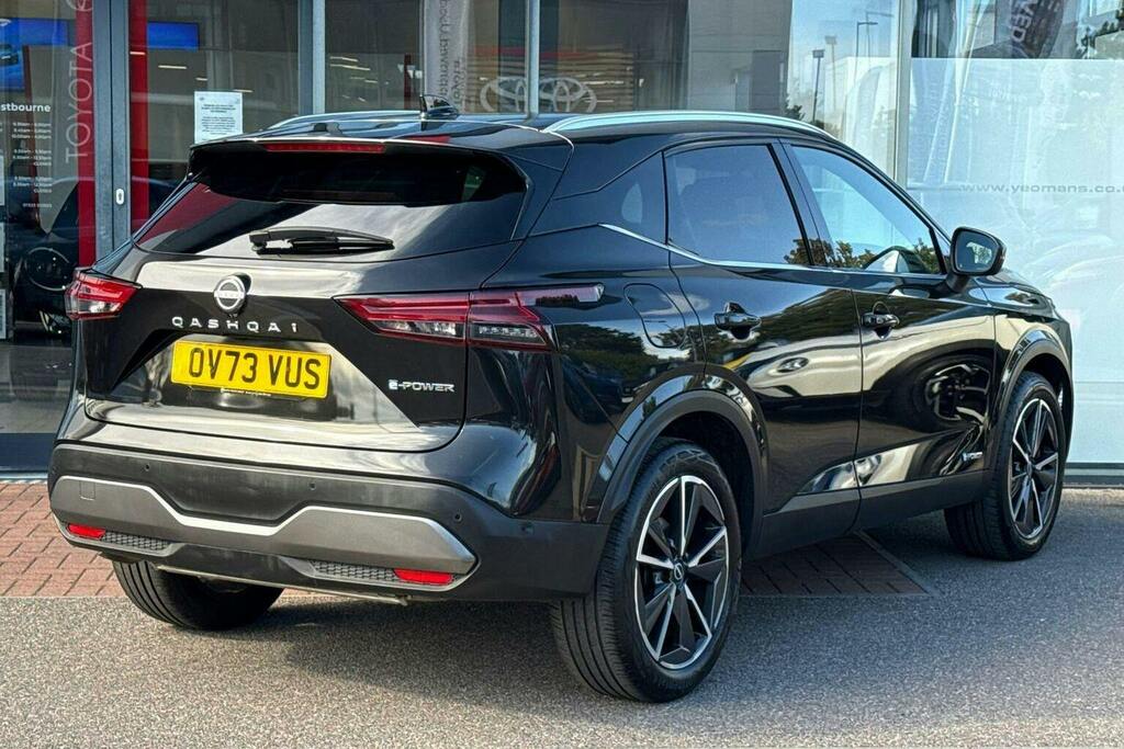 Nissan Qashqai 1.5 H E Power Tekna Suv Hybrid OV73VUS Black #3