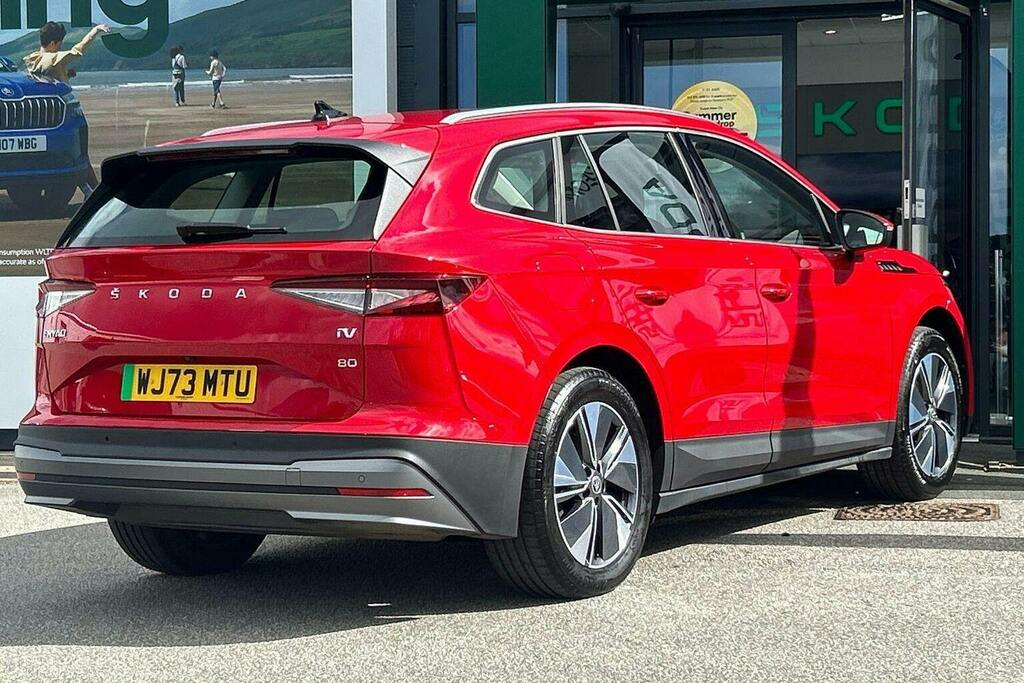 Skoda ENYAQ Iv 82Kwh 80 Suv Red #3