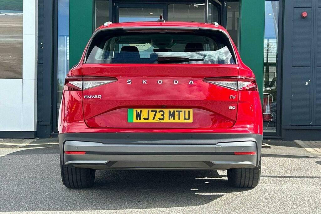 Skoda ENYAQ Iv 82Kwh 80 Suv Red #4