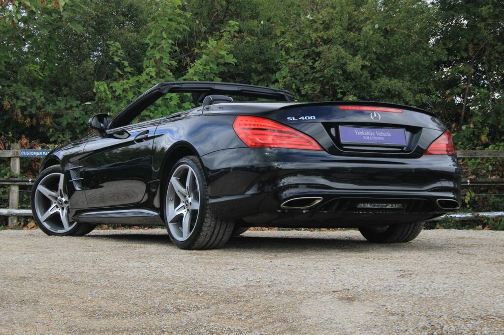 Mercedes-Benz SL Class 3.0 Sl400 V6 Amg Line Premium G-tronic Euro 6 Black #3