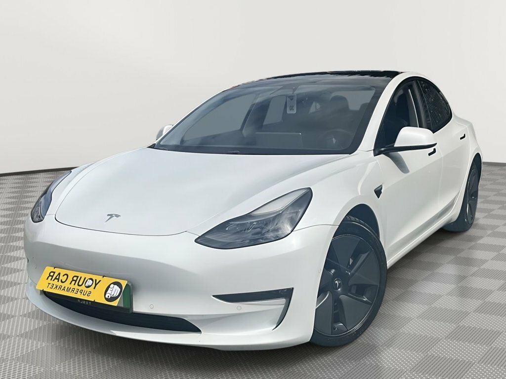 Tesla Model 3 Saloon BG21EHT White #4