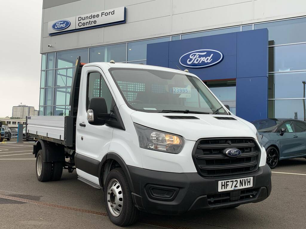 Ford Transit Custom 350 2.0 Ecoblue 130Ps Leader Tipper Rwd - Dual Rea White