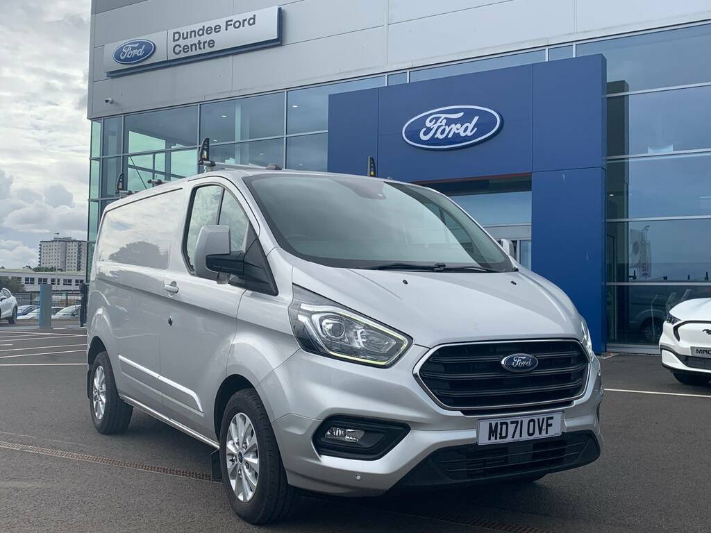 Ford Transit Custom 300 2.0 Ecoblue 130Ps L1 Limited MD71OVF Silver
