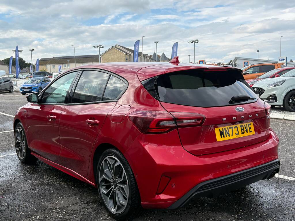 Ford Focus St-line X 1.0L Ecoboost Mhev 155 WN73BVE Red #5