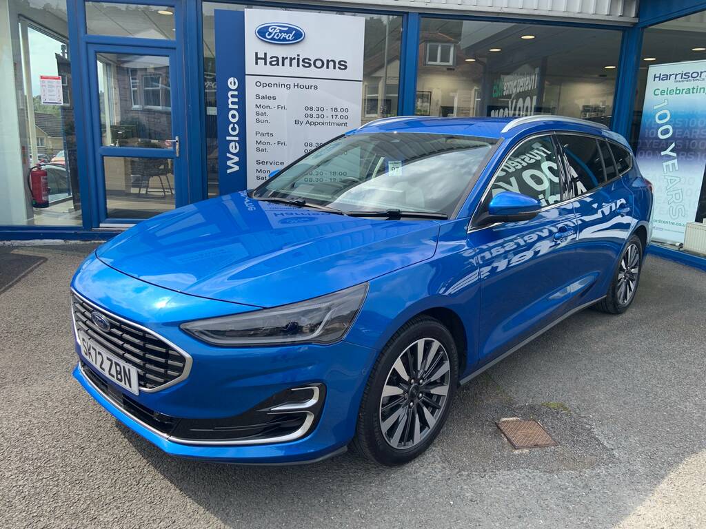 Ford Focus 1.0 Ecoboost Mhev 155Ps Titanium Vignale SK72ZBN Blue #3